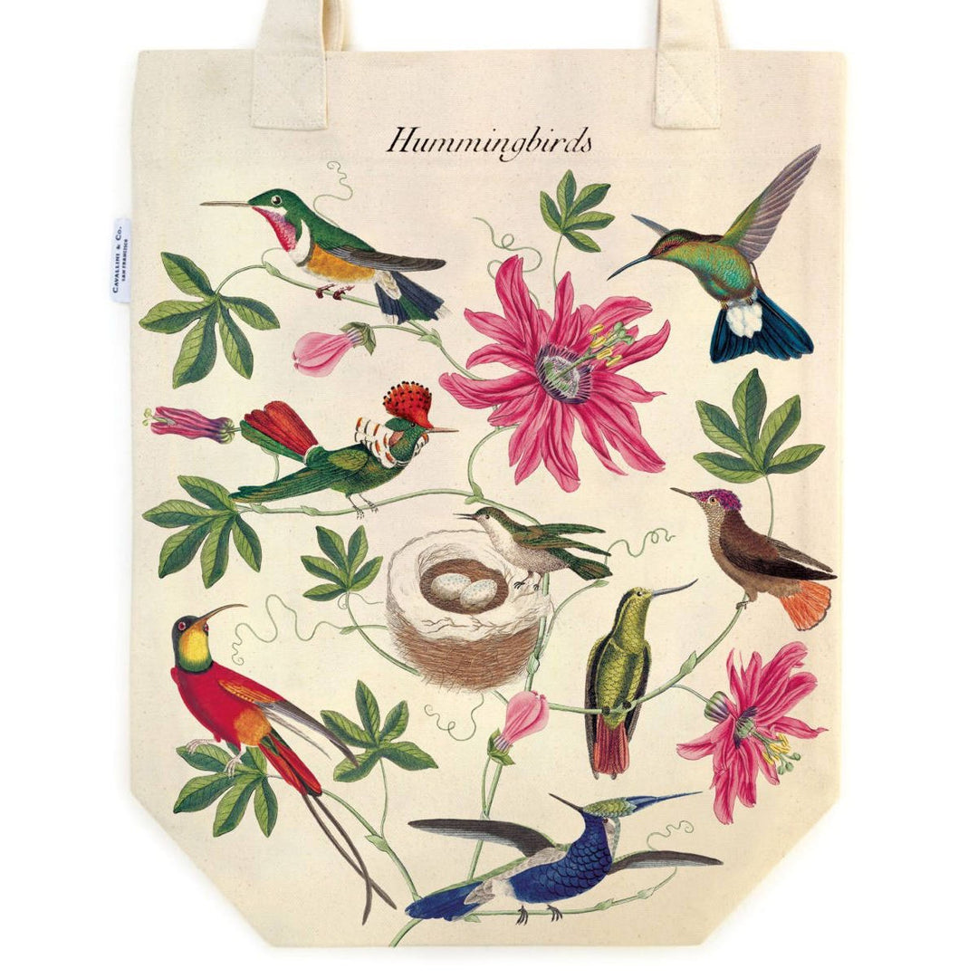 Vintage Hummingbirds Tote Bag