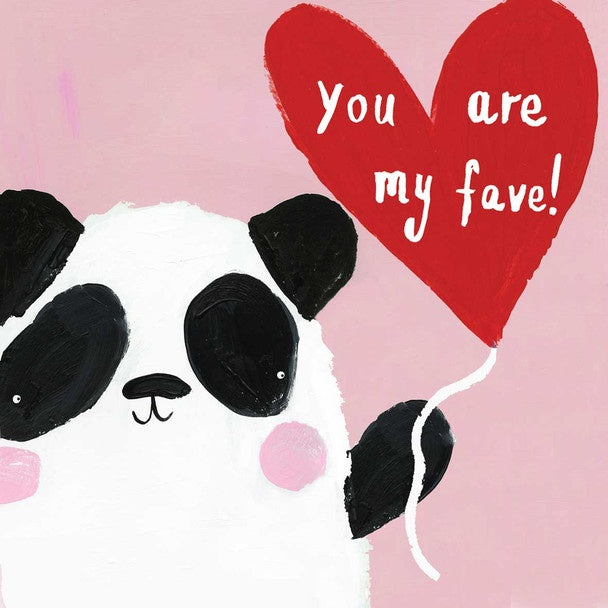 You Are My Fave - Valentines Card