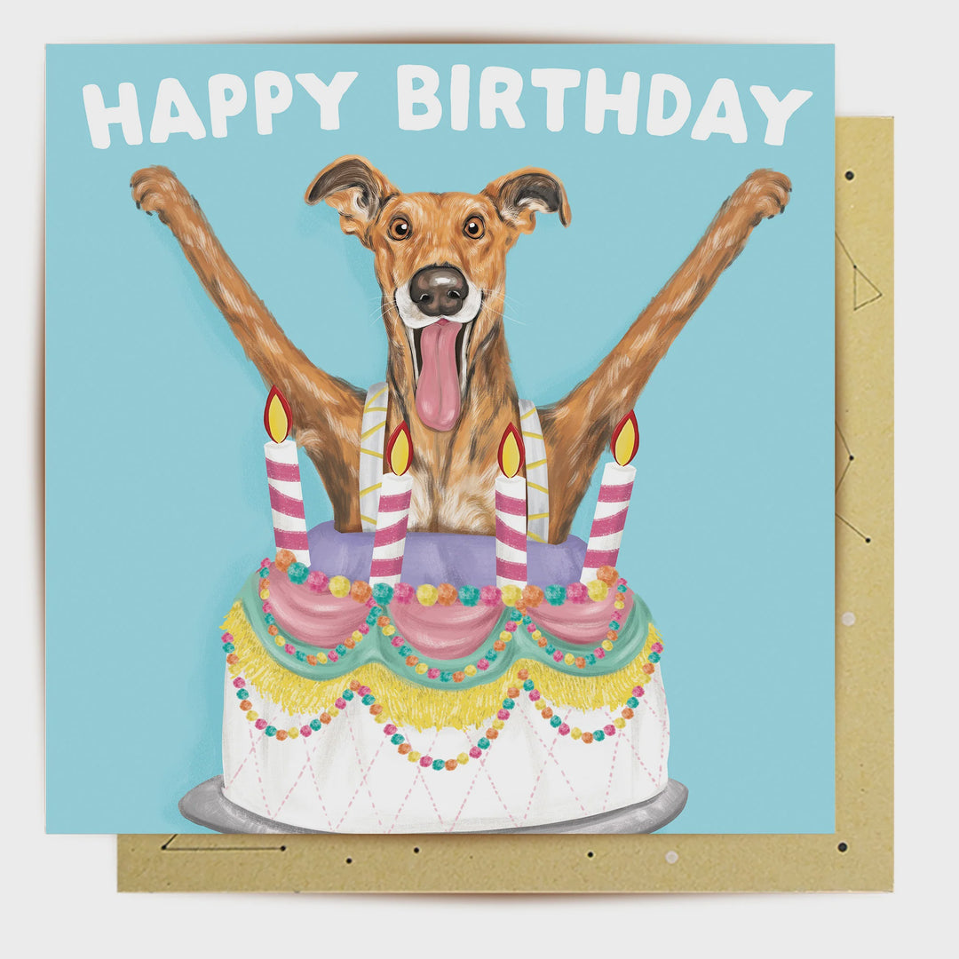 Cake Costume Birthday Card