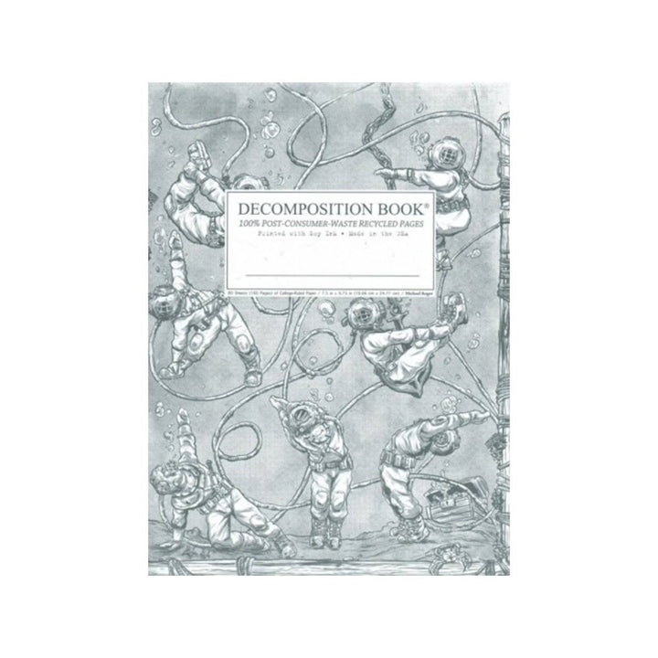 Decomposition Book - Large Spiral Notebook - Deep Stretch