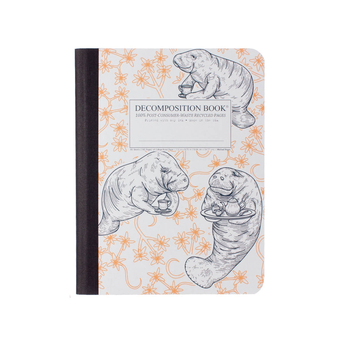 Decomposition Book - Large Notebook - Lined - Manatea